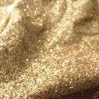 قماش شبكي من الترتر الذهبي اللامع - مادة شبكية لامعة 130 سم