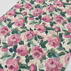 قماش زيتي زهري من مزيج القطن والكتان الفاخر مع نسج كثيف لمفارش المائدة وديكور المنزل بنفسك، قماش ستارة الباب