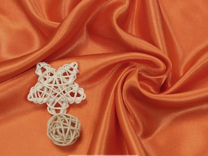 Tissus Simulated Silk With Light Satin Cloth Wholesale Wedding Dress Wedding Pajamas Homewear Lining Eye Mask Shower Cap Fabric