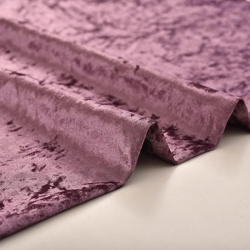 Thick Ice Flower Velvet Fabric - Soft Upholstery Material 150cm