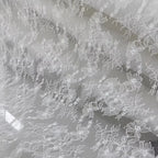 5 أنماط من تطريز الزهور الكبيرة بالترتر والدانتيل الشفاف وأقمشة الدانتيل الشبكية وأقمشة الستائر لفستان الزفاف DIY للخياطة