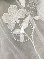 Nuevo vestido de novia de cola de pez, vestido, cortina de puerta, tela de encaje, bordado, mantel hecho a mano, accesorios DIY