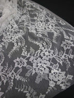 فستان زفاف من قماش الدانتيل عالي الجودة بعرض 1.6 متر، قماش ملابس، مفرش طاولة، ستائر، إكسسوارات بيضاء مصممة