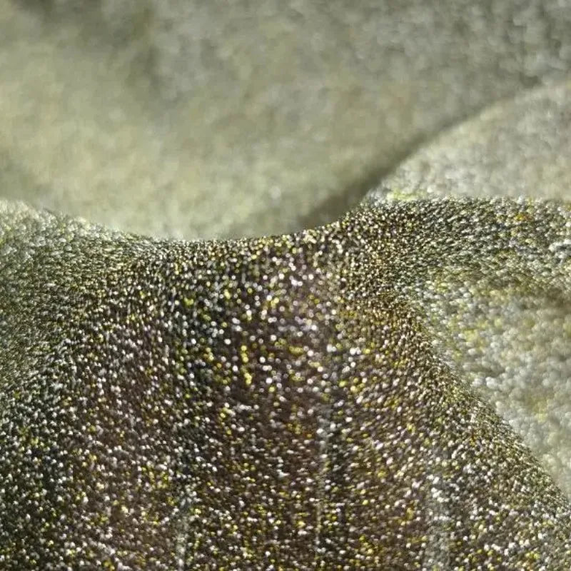 Gold And Silver Silk Fabric, Elastic And Soft, Colorful Mesh, DIY Handicraft Background, Stage Clothing, Wedding Decoration
