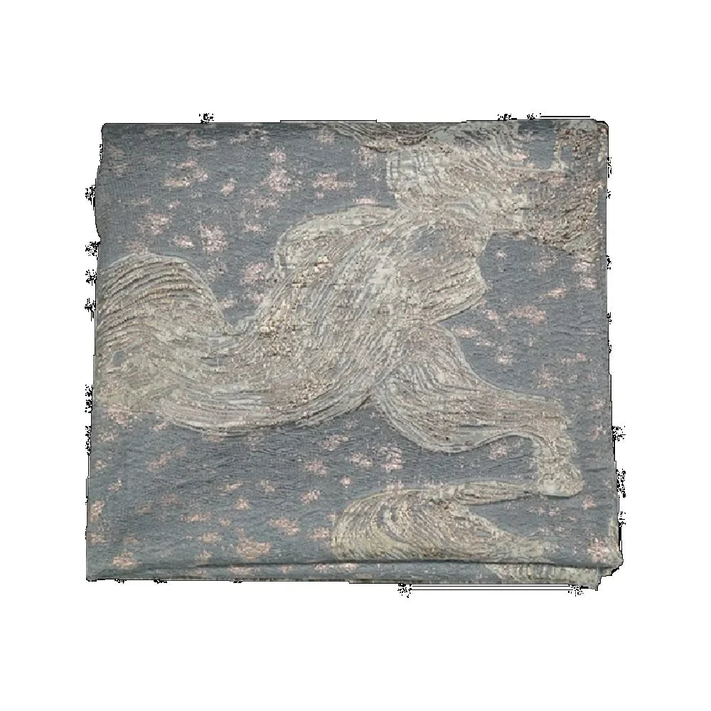 Vintage Jacquard Brocade Fabric - Textured Weaving Material 127cm