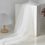 Soft and thin pearl net fabric suitable for wedding dresses formal gowns headscarves parties and daily wear combinations