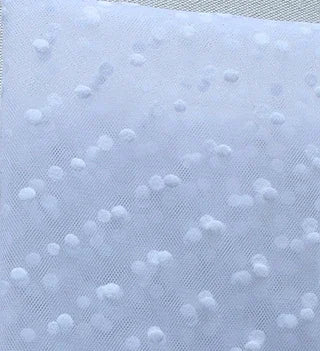 Bridal Veil Mesh Round Dot Wave Dot Headband Material Fluffy Skirt Fabric Top Hat Veil For Weddings And Special Occasions