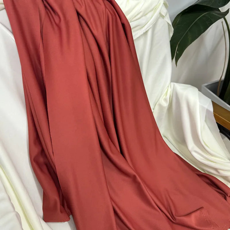 Orange Yellow Gold Coffee Milk Silk Stretch Fabric Roll Width 150cm for Wedding Home Decor Backdrop Drape Goblet Garment