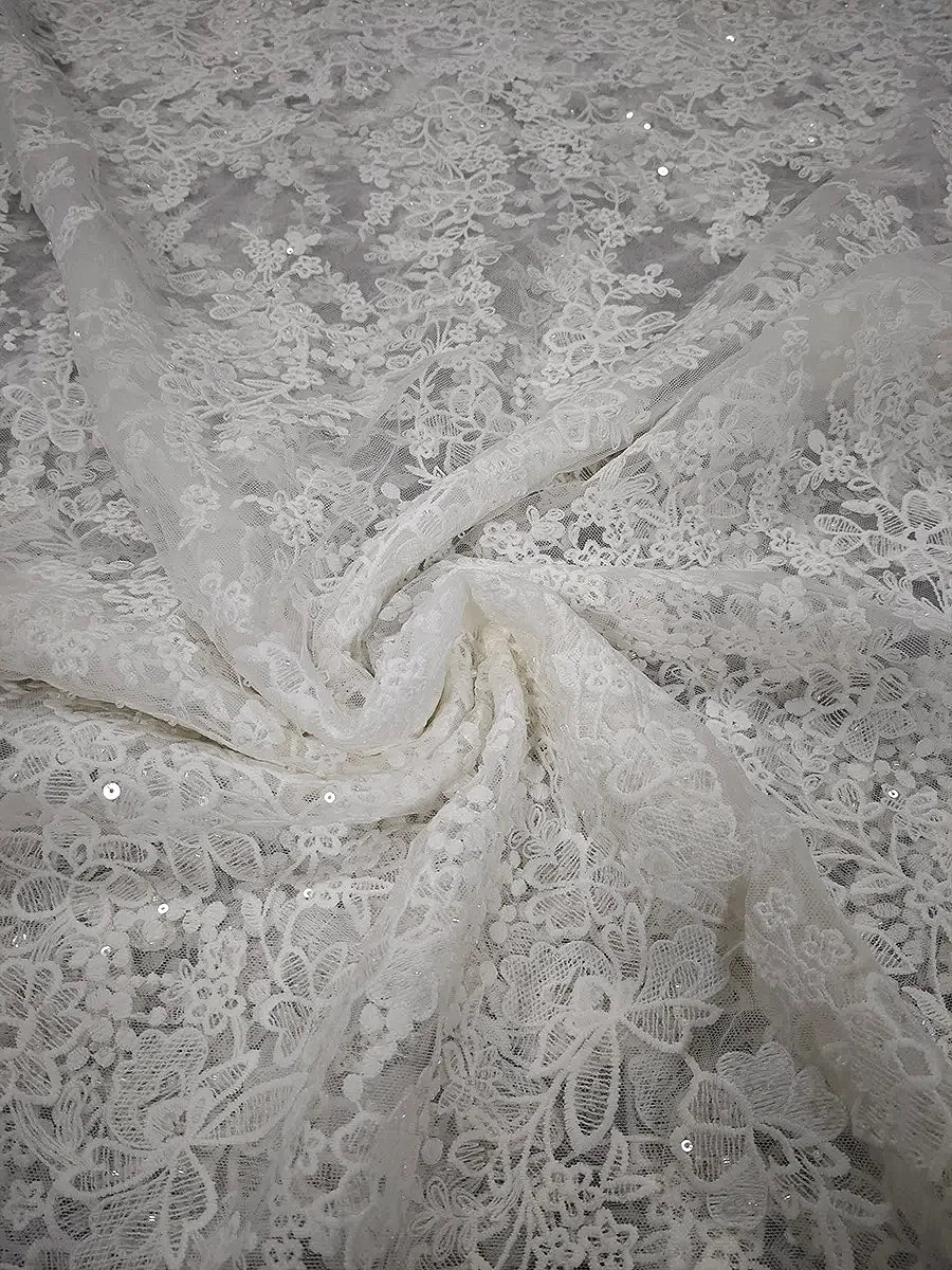 قماش دانتيل قابل للذوبان في الماء من قماش شبكي مطرز بالترتر، فستان زفاف، تنورة فستان سهرة، خلفية تصوير DIY، مفرش طاولة