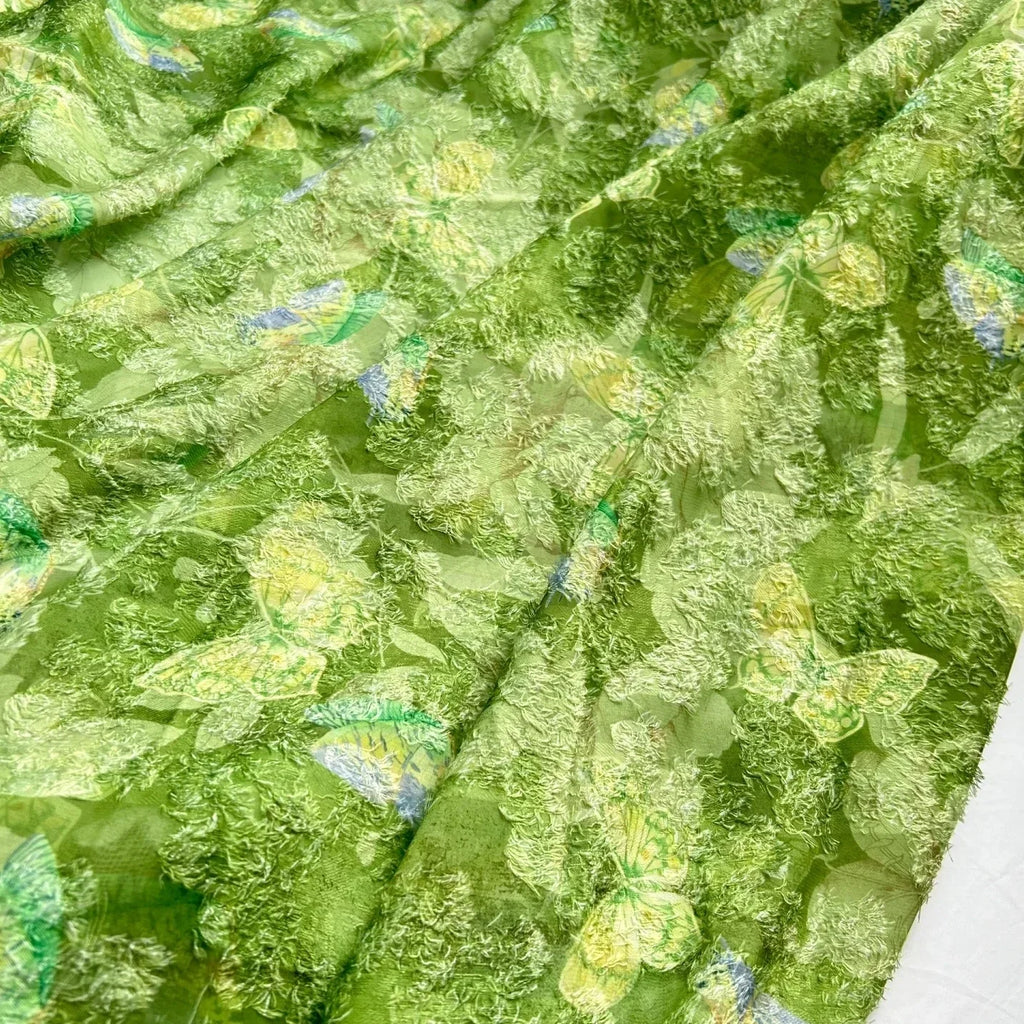 Butterfly Tassel Jacquard Brocade - Elegant for Evening Gown & Stage Costume