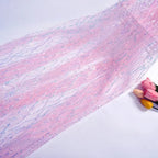 Luxury Sequin Embroidered Lace Mesh Fabric - Glittery Overlay Material