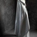 قماش ساتان سائل لامع - شارموز عاكس للملابس المسائية