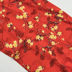 قماش قطني كتان مطبوع بنمط زهور فنية مرسومة بالزيت لخياطة غطاء الطاولة والستائر والديكور الداخلي