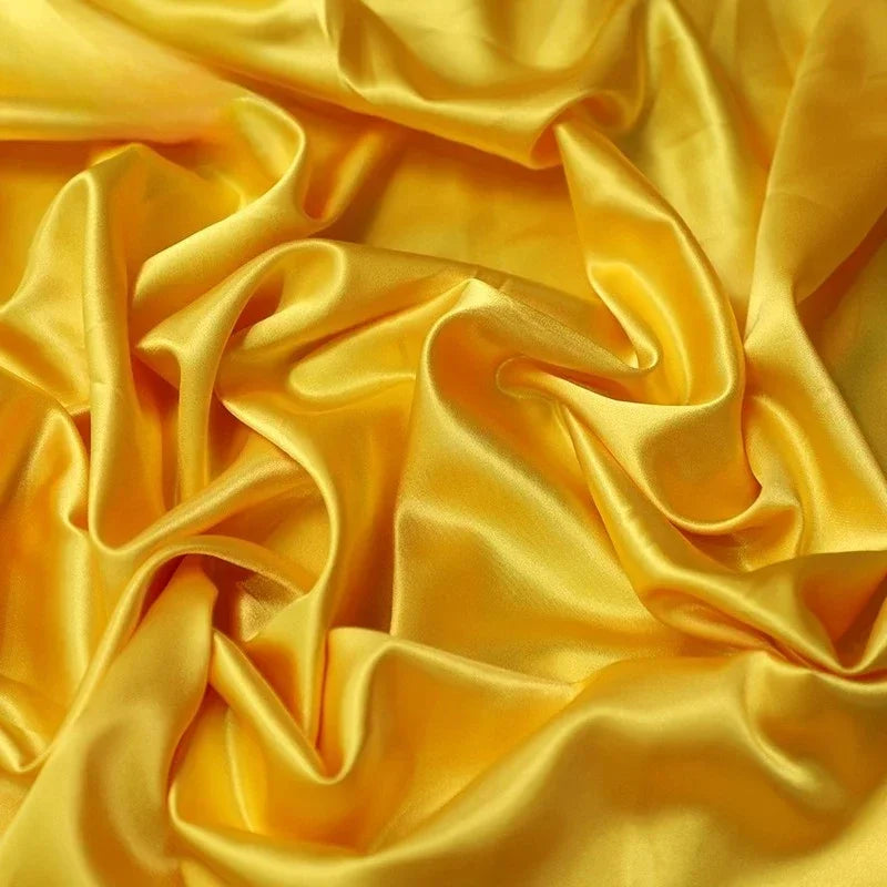 قماش حرير ساتان مرن - مادة ناعمة لامعة 145 سم