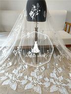 Nuevo vestido de novia de cola de pez, vestido, cortina de puerta, tela de encaje, bordado, mantel hecho a mano, accesorios DIY