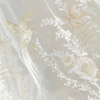 Colorful Floral Lace Trim - Stretch Embroidered for Bridal & Dance