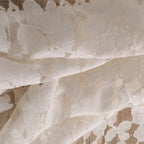 2025 Spring/Summer New Product Manufacturer Direct Sales Lace Mesh Embossed Embroidery Fashion Dress Lace Fabric