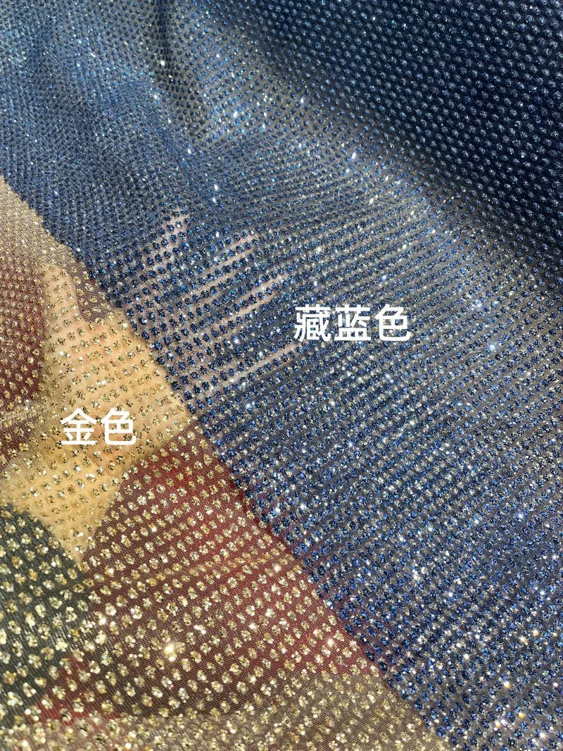 نقاط بولكا لامعة، ختم ذهبي ساخن، قماش شبكي لامع، فستان رسمي، بدلة أداء، ديكور خلفية، قماش