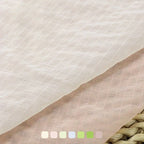 قماش التول الشفاف الرقيق ذو الفقاعات، مخطط عموديًا، أورجانزا، مادة ناعمة وخفيفة الوزن، تنورة، خياطة، ملابس حرفية إبداعية