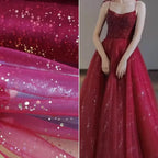 Foil Stamping Mesh Fabric - Soft Sheer Material 145cm