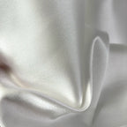 Premium Hard Mikado satin fabric White upgrade stiff bridal gown and men's suit designer DIY satin fabric