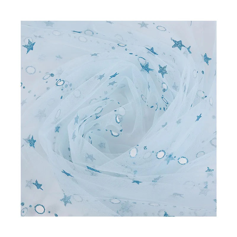 Star Net Chiffon Fabric Suitable For Fairy Dresses Chiffon Skirts Headwear Children's Clothing And Packaging