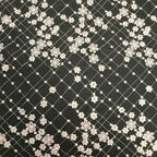 قماش دانتيل مطرز بأزهار ثلاثية الأبعاد أنيق متعدد الاستخدامات، شبكة رقيقة لفساتين الزفاف وملابس الأطفال والديكور المنزلي