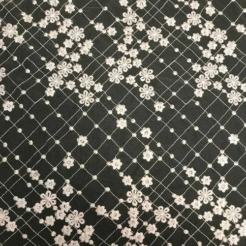 3D Floral Embroidered Lace Trim - Delicate for Bridal & Home Décor