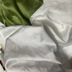 Matte Ice Silk Jacquard Fabric - Soft for Wedding Dress & Designer Wear