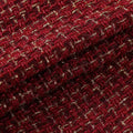 Grid Tweed Stretch Fabric - Modern for Evening Gown & Designer Fashion