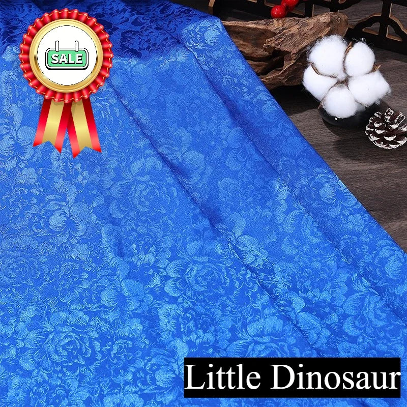 قماش ساتان حريري من الجاكار الرائع مثالي لفساتين الزفاف وفساتين السهرة ومشاريع الحرف اليدوية الأنيقة والخالدة