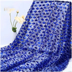 Premium Mermaid Sequin Mesh Fabric - Shiny Fish Scale Netting Material