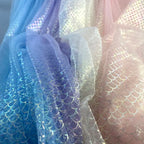 Fish Scale Iridescent Net - Wedding Dress Puff Skirt & Stage Costume