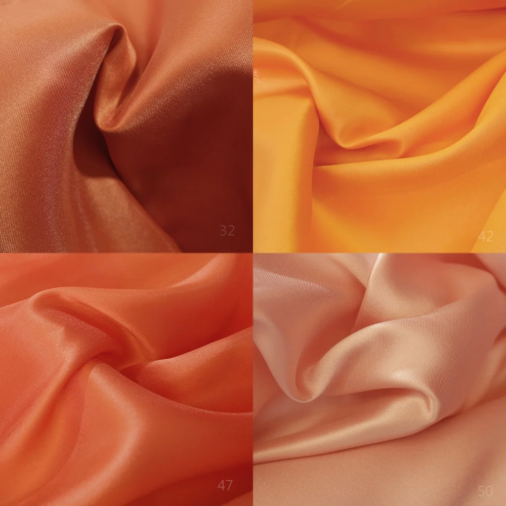 قماش ساتان ميكادو ثقيل - مادة فستان زفاف منظم بعرض 150 سم