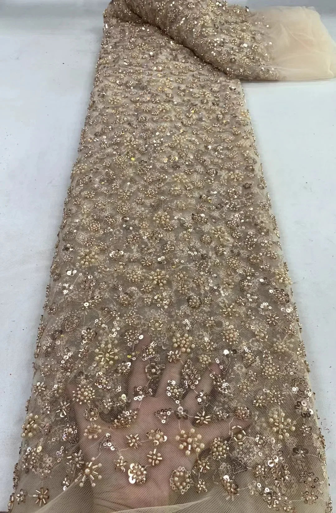 Tubo de cuentas brillantes y exquisitas de 23 colores para bordar uñas, flores tridimensionales, lentejuelas, tela para coser vestidos de noche.