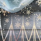 فستان زفاف حريري سهرة من يوجين لتصفيف الشعر، مصنوع من قماش تغليف فضي متين وسهل التنظيف، مصنوع يدويًا من قماش عيد الميلاد