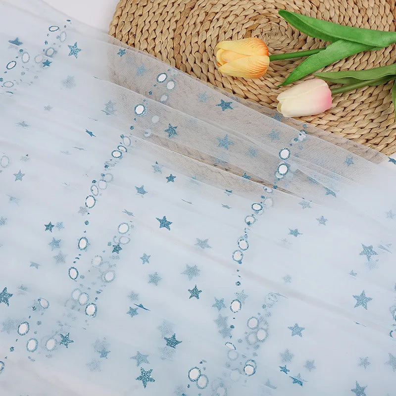 Star Net Chiffon Fabric Suitable For Fairy Dresses Chiffon Skirts Headwear Children's Clothing And Packaging