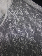 Base de encaje suave, tela blanca transparente ligera, drapeado transparente ligero, costura, vestido de novia, ropa interior, accesorios de decoración