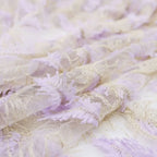 Three Dimensional Feather Embroidery Lace Fabric For Handmade Evening Gown Wedding Dress DIY High End Women Clothing Material