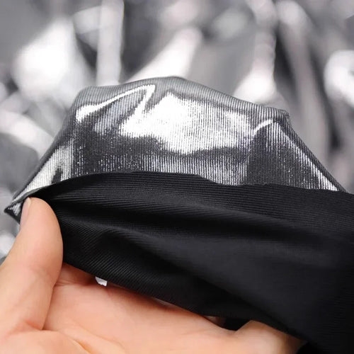 Bright Soft Spandex Hot Stamping - Dance Costume Performance Fabric - fabric photo 1