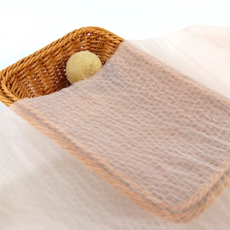 قماش التول الشفاف الرقيق ذو الفقاعات، مخطط عموديًا، أورجانزا، مادة ناعمة وخفيفة الوزن، تنورة، خياطة، ملابس حرفية إبداعية