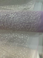 Lentejuelas de Super Hada, Ramas de Flores, Tela de Malla, Vestido de Novia, Tela de Encaje de Moda, Accesorios de Bricolaje Hechos a Mano