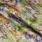 Flower Fairy Oil Painting Color Weaving Jacquard Floral Fabric Clothing Fabric Flower Fabric DIY Handmade Clothing Coat