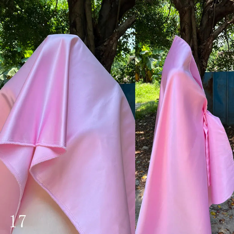 Red Glossy Satin - Luxurious for Wedding Dresses & Evening Gowns