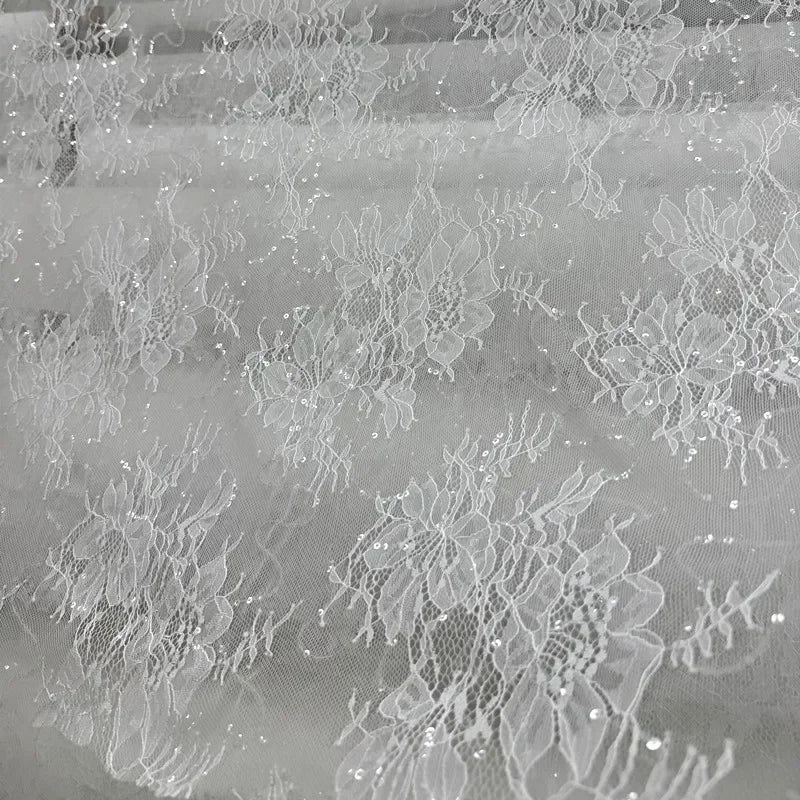5 أنماط من تطريز الزهور الكبيرة بالترتر والدانتيل الشفاف وأقمشة الدانتيل الشبكية وأقمشة الستائر لفستان الزفاف DIY للخياطة