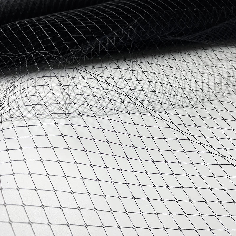 صنع يدوي من نسيج شبكي صلب على شكل ماسة، عصابة رأس مجوفة ذات عيون كبيرة، قبعة علوية، خيوط، تصميم ملابس مصنوع يدويًا