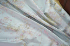 Pink Gold Embossed Elegant Girly Dress Fabric Slightly Elastic Jacquard for Women's Coat Home Decoration Bouquet 1 Meter