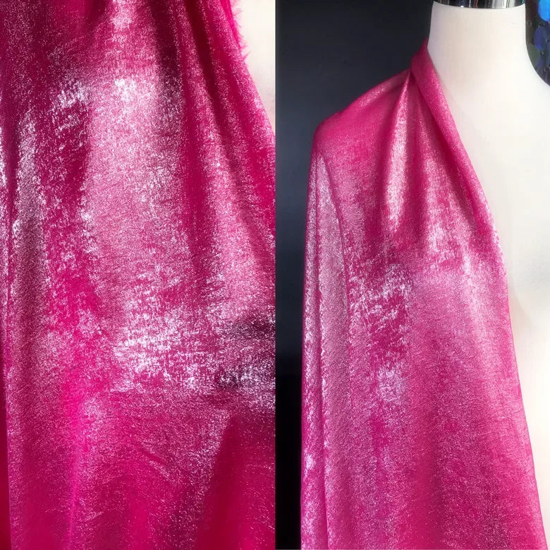 Minimum purchase: 100 meters soft special bronzing fabric metallic bronzing flash dress performance wear fashion