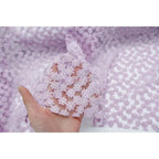 Violet orchid star net fabric with gold silk thread purple rose embroidered lace fabric for dress DIY cheongsam gown decoration