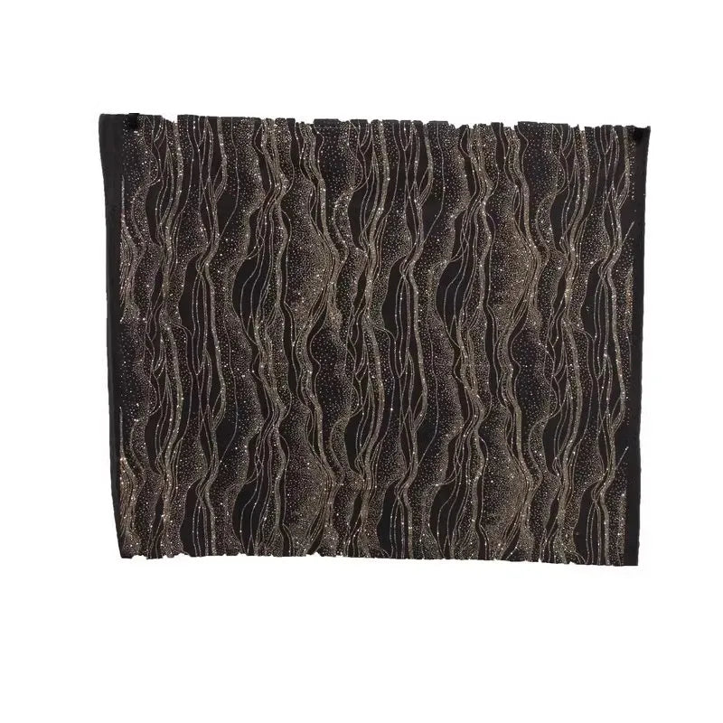 Gold Silver Wedding Fabric for Backgrounds, Ceilings, Chair Backs, and Designer Stage and Dress Material